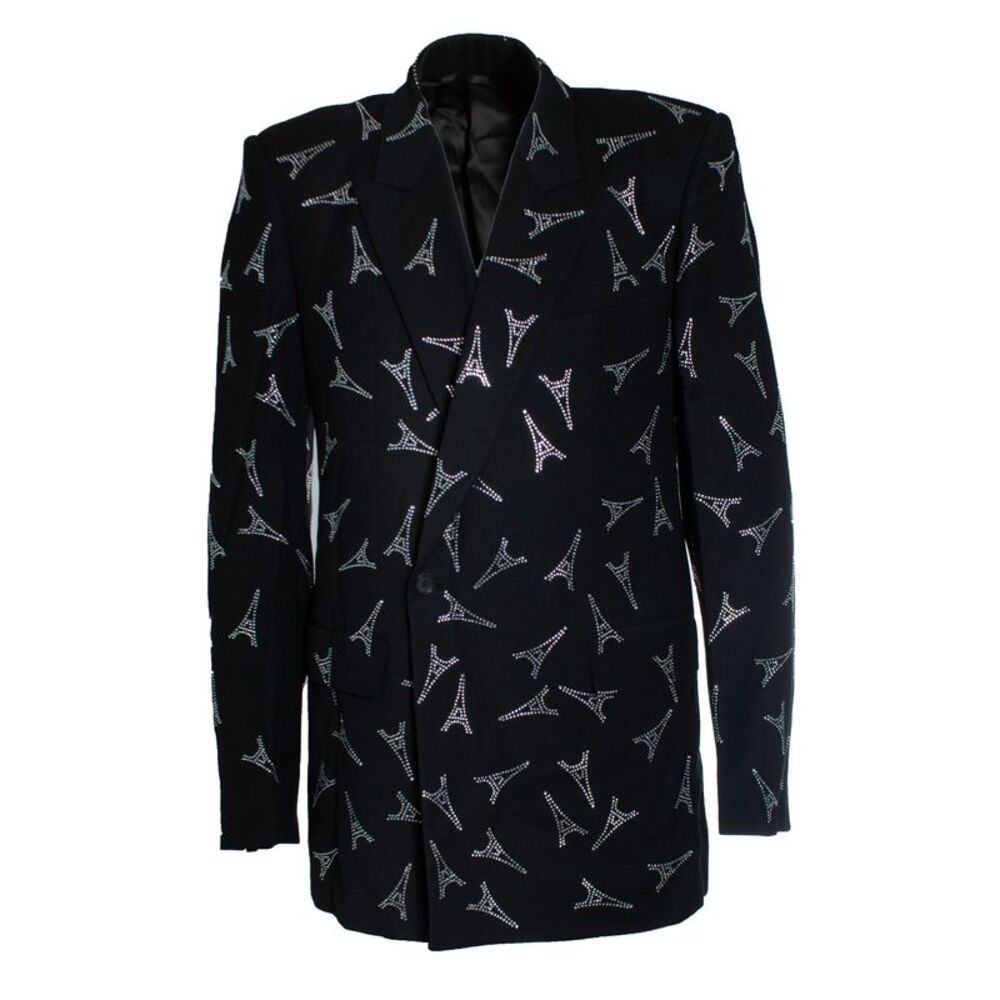 Balenciaga, crystal Eiffel Tower blazer